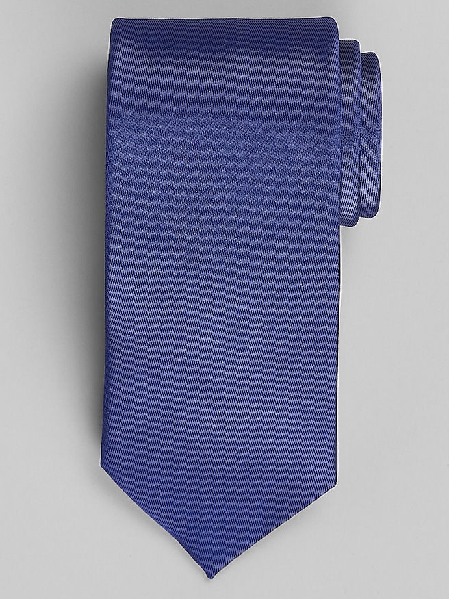 Men's Solid Silk Blend Twill Tie