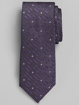 open lace back dress Lilac Mulberry Silk Satin Tie