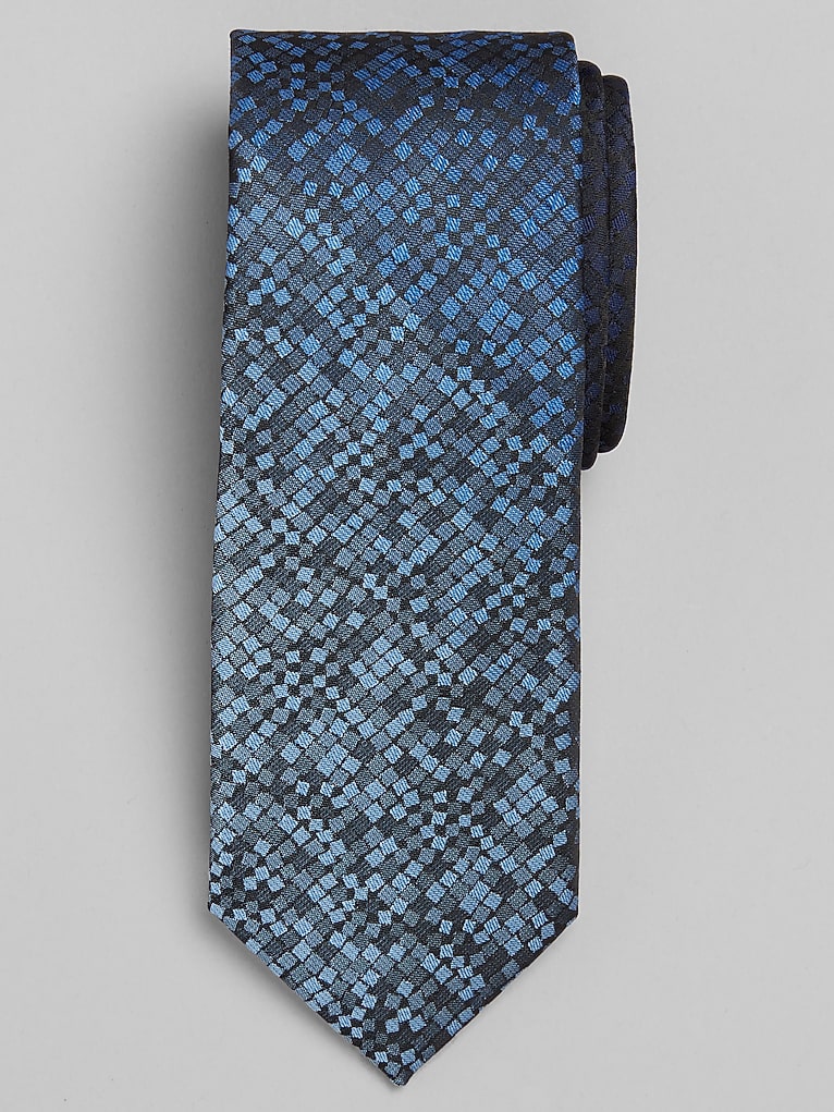 Egara Narrow Tumbling Cubes Tie