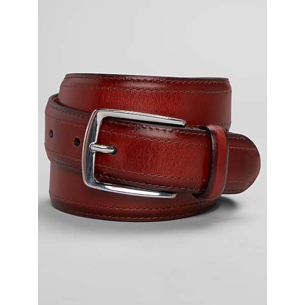Joseph Abboud Men's Split Leather Belt Brown - Size: 40 Waist