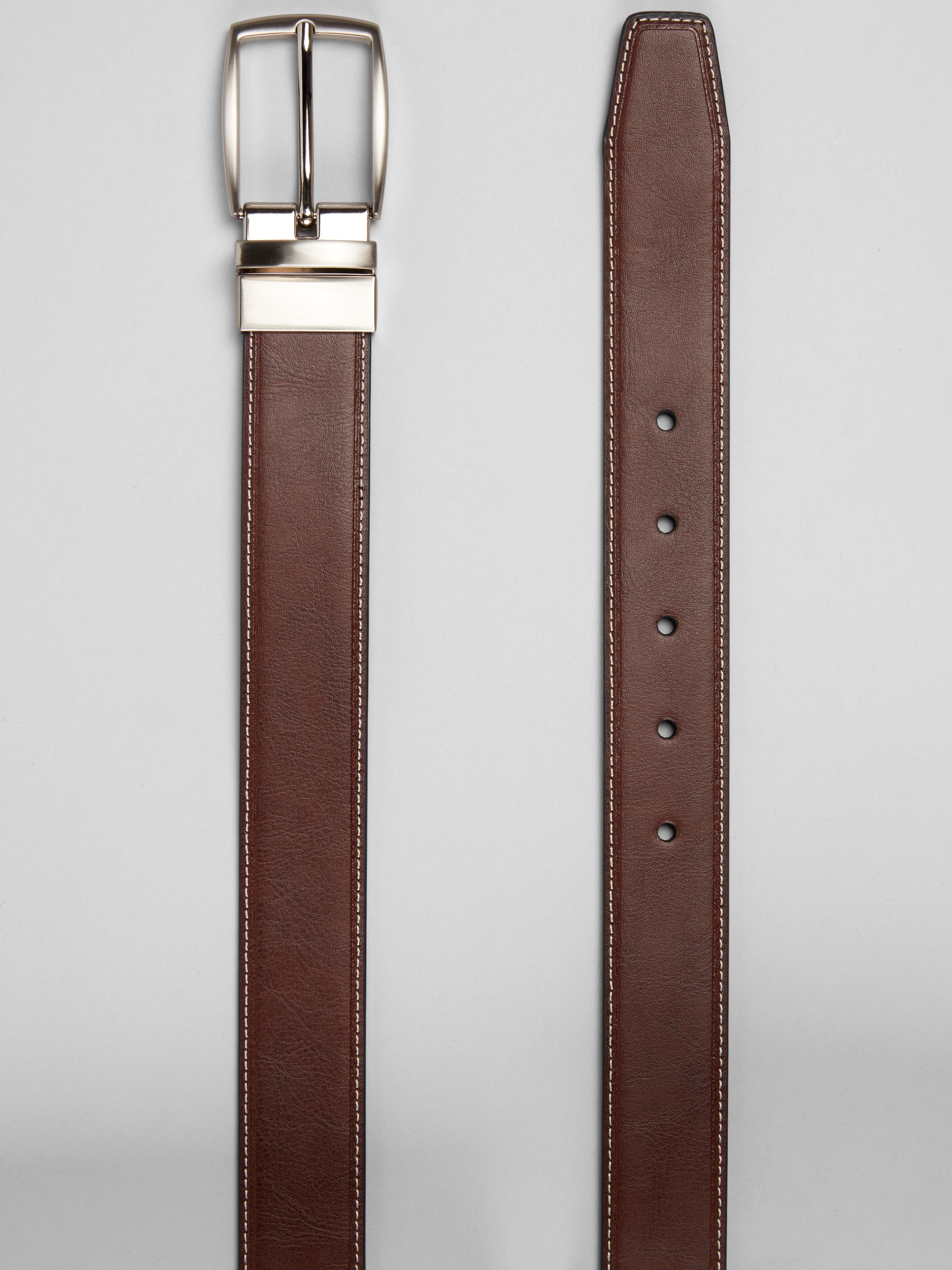 Feather Edge Reversible Leather Belt