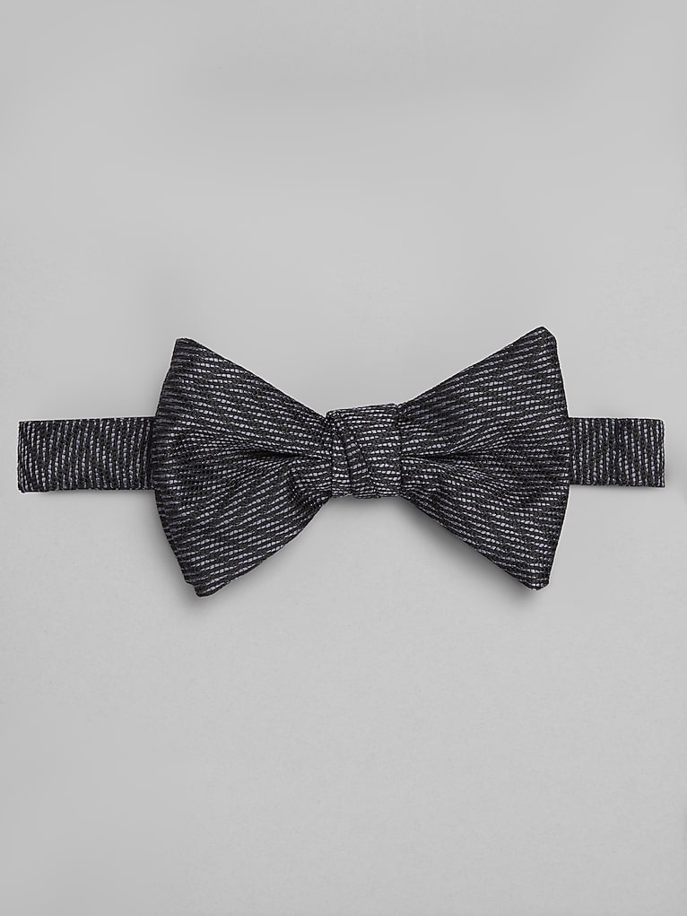 Egara Modern Chevron Pre-Tied Bow Tie