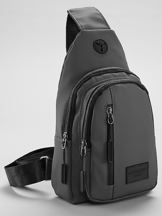 Duchamp Men's Sling Bag , Grey / Gray