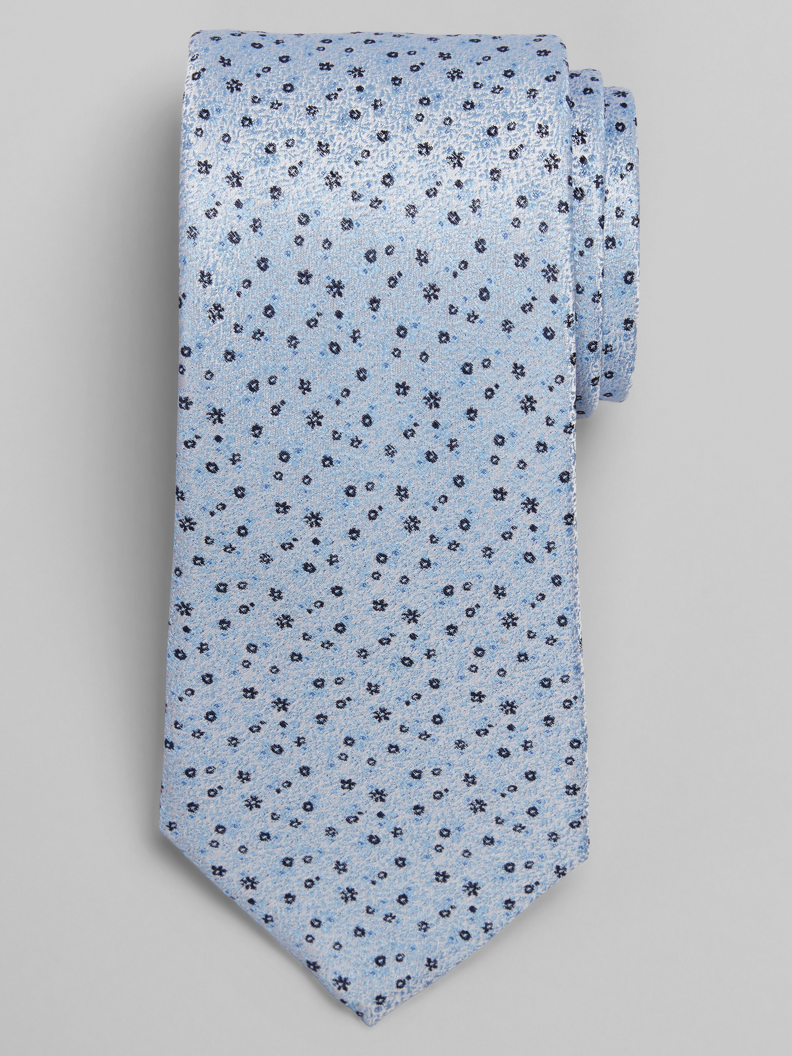 Narrow Micro Floral Tie