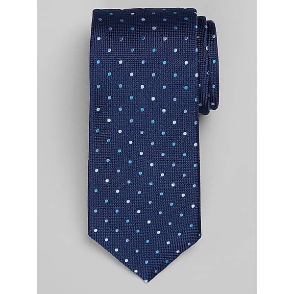 Joseph Abboud Men's Narrow Ombre Dot Tie Navy - Size: One Size