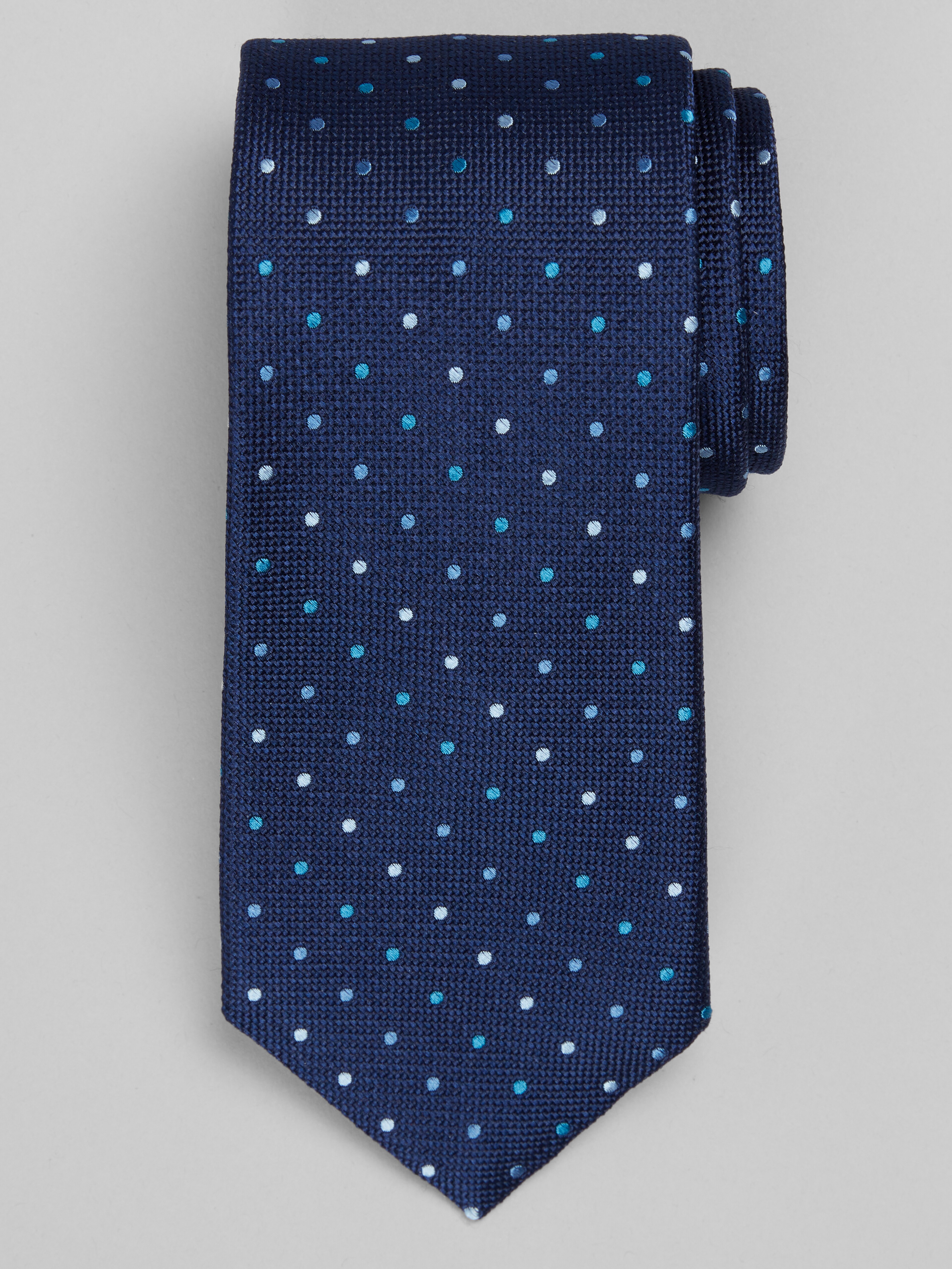 Narrow Ombre Dot Tie