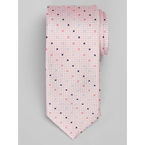 Joseph Abboud Men's Narrow Ombre Dot Tie Pink - Size: One Size