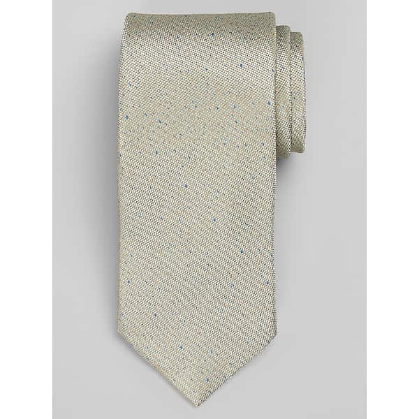 Joseph Abboud Men's Narrow Textured Tie Green - Size: One Size