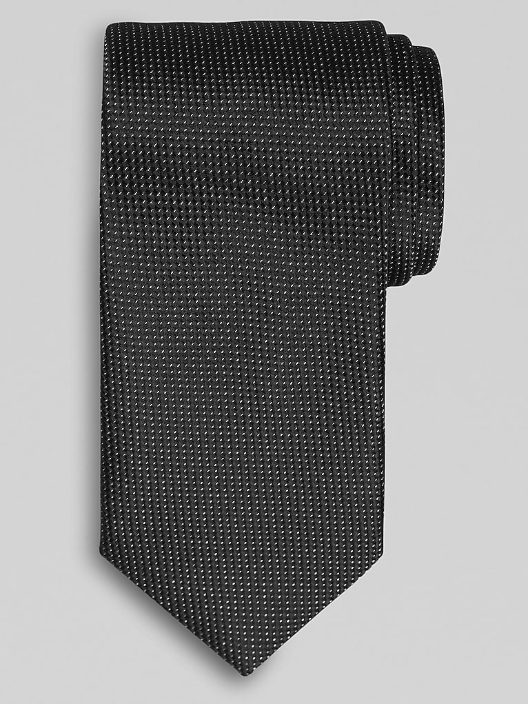 Pronto Uomo Narrow Textured Metallic Tie