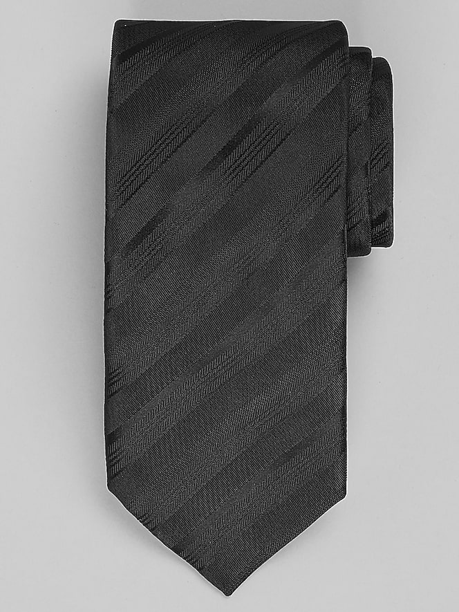 Pronto Uomo Tonal Bias Stripe Tie