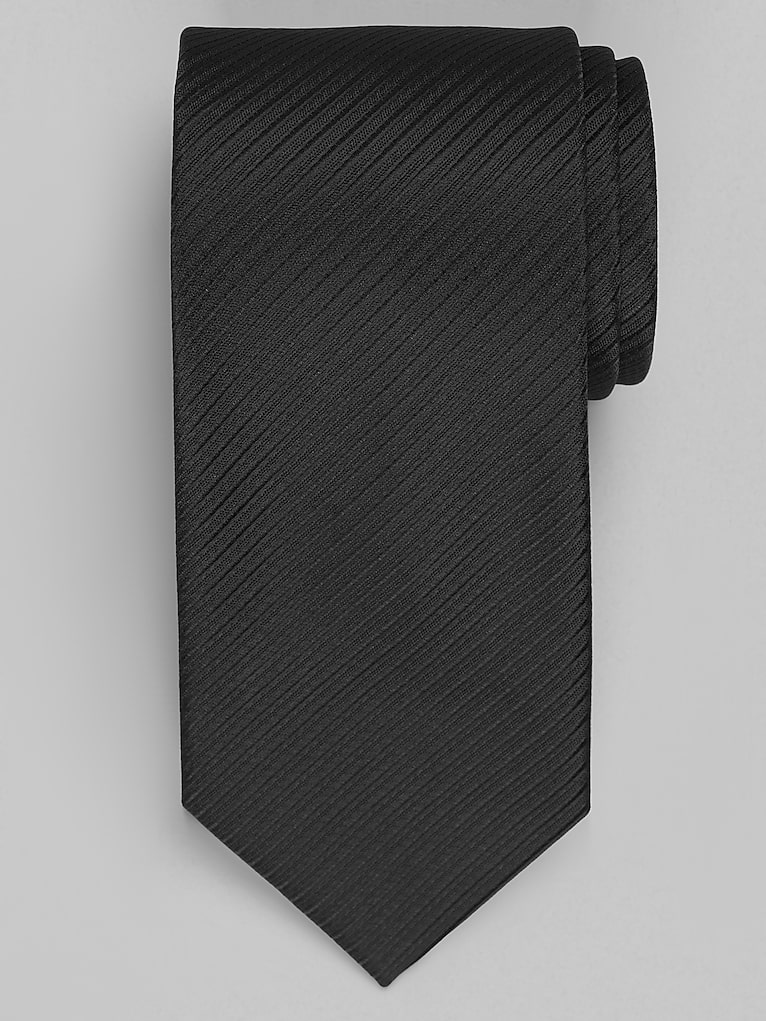 Pronto Uomo Narrow Tonal Faille Stripe Tie