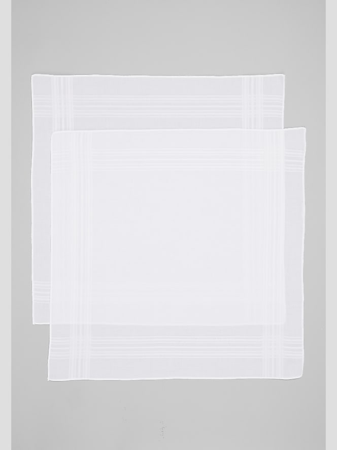 Pronto Uomo Cotton Handkerchiefs, 2-Pack