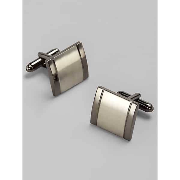 Pronto Uomo Men's Bordered Square Cufflinks Gold - Size: One Size - Only Available at Men's Wearhouse TMW8BR680040