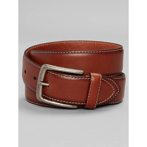 Levi's Men's Tab & Rivet Leather Belt Tan - Size: Small TMW8BRP11018