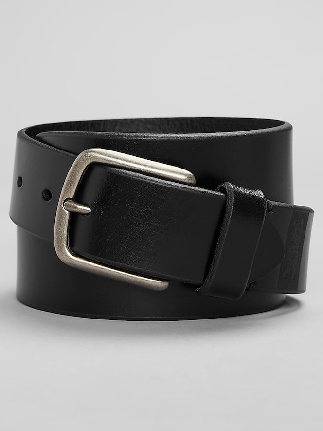 Levi's Sanded Logo Leather Belt