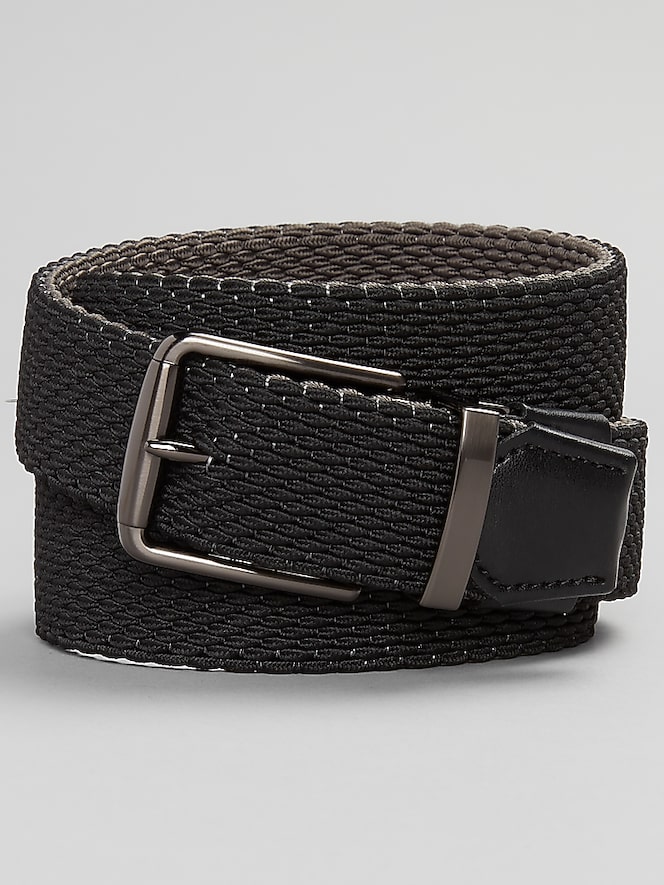 Joseph Abboud 35mm Reversible Stretch Elastic Web Belt