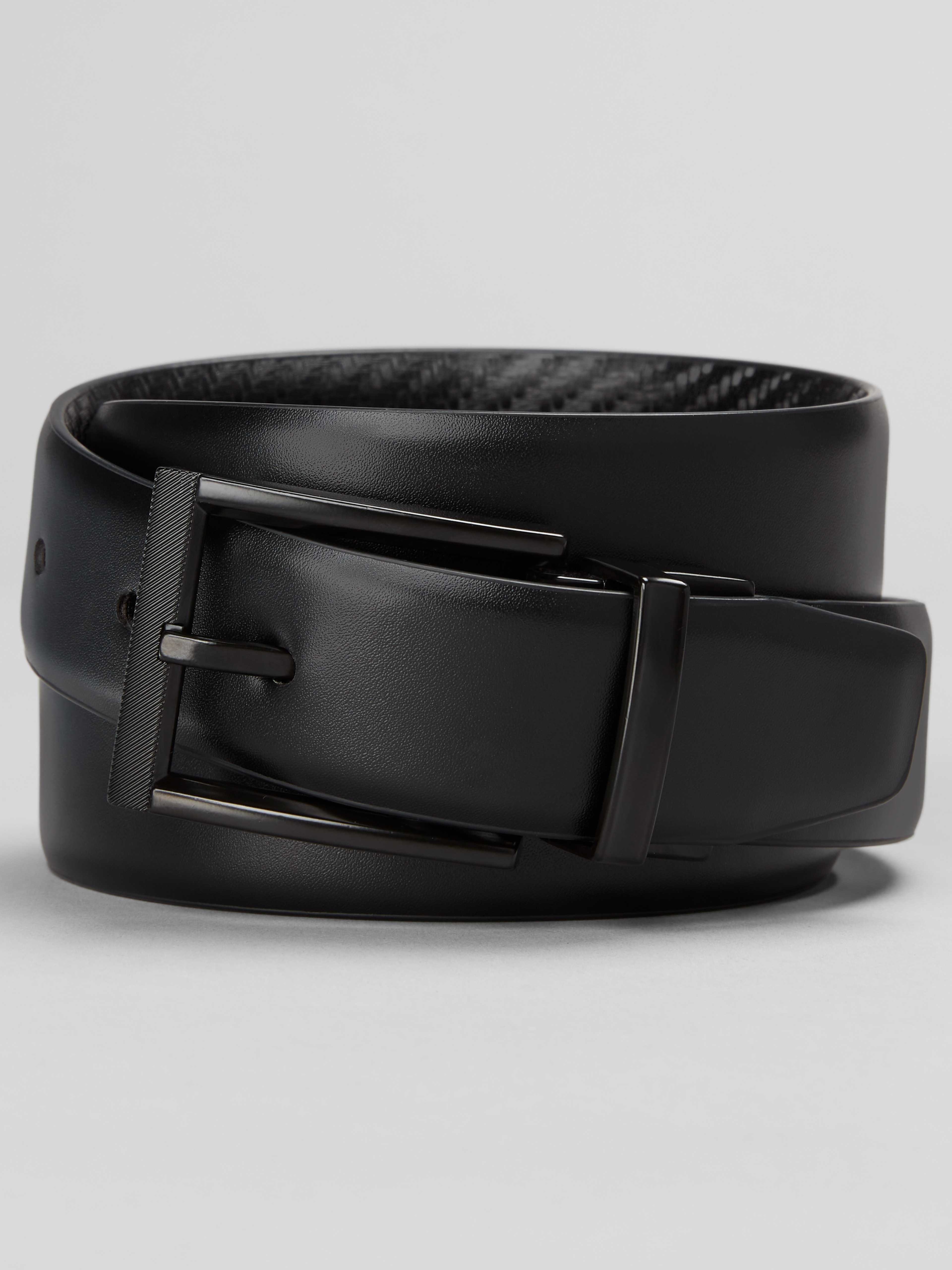 Feather Edge Reverible Textured Buckle Belt