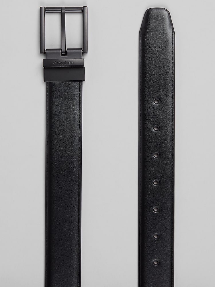 Reversible Feather Edge Leather Belt