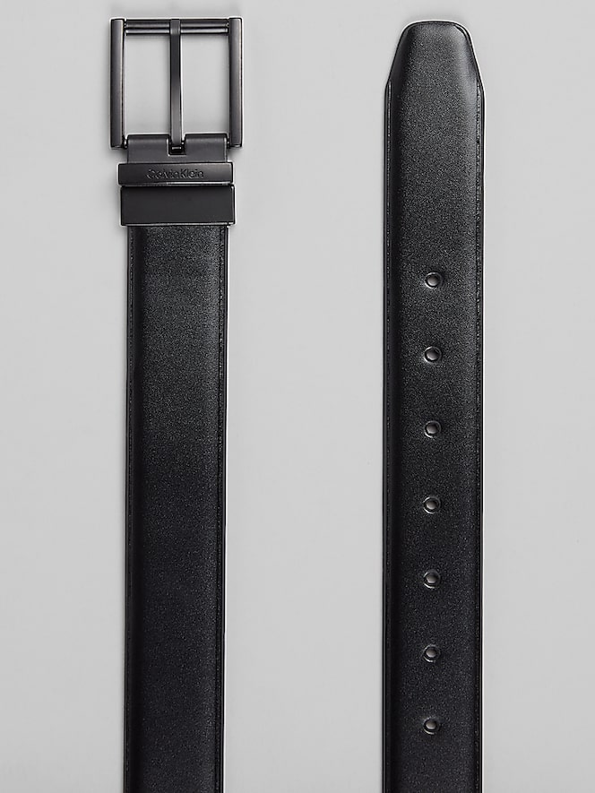 Calvin Klein Reversible Feather Edge Leather Belt