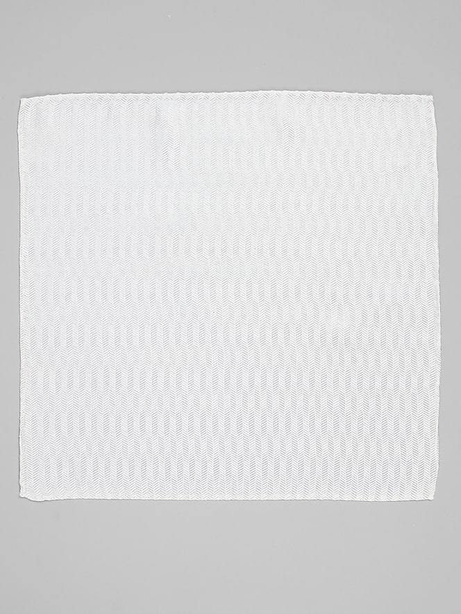 Pronto Uomo Herringbone Pocket Square