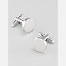 Pronto Uomo Quarter Lines Round Cufflink and Stud Set