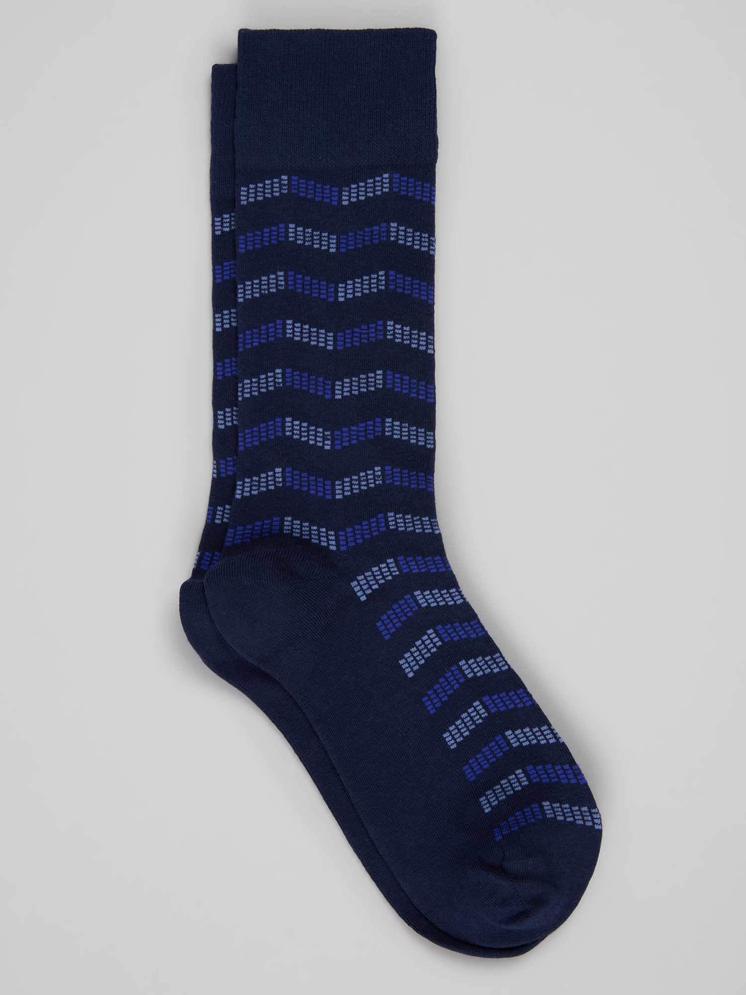h and m light blue dress Men's Navy Ribbed Socks by Soxfords main image 0
