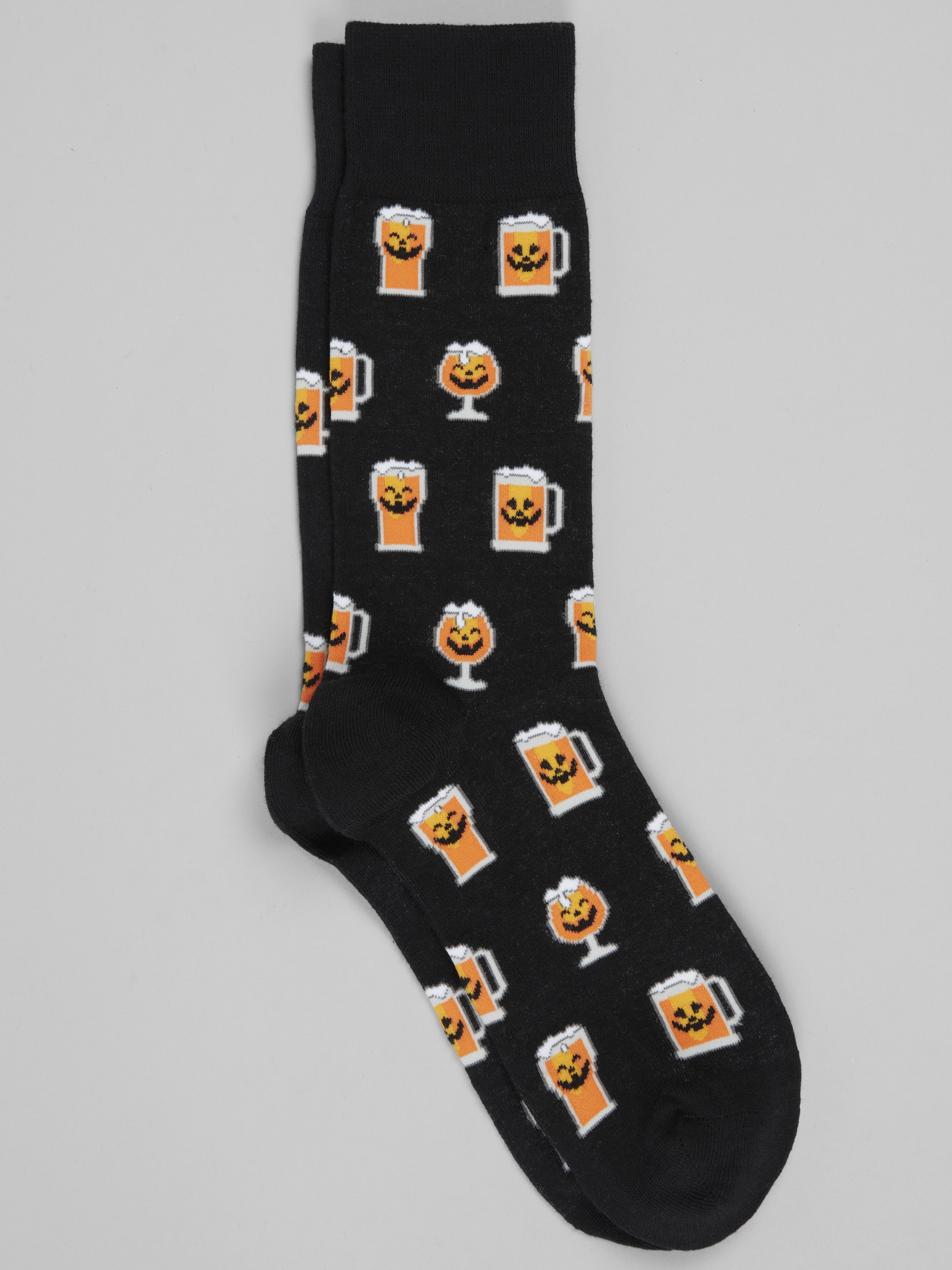 Jack-O'-Lantern Beers Socks