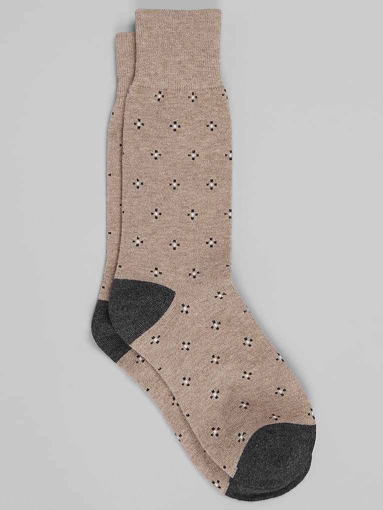 Joseph Abboud Merino Wool-Blend Printed Socks