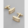 Pronto Uomo Rectangular Stripe Cufflinks