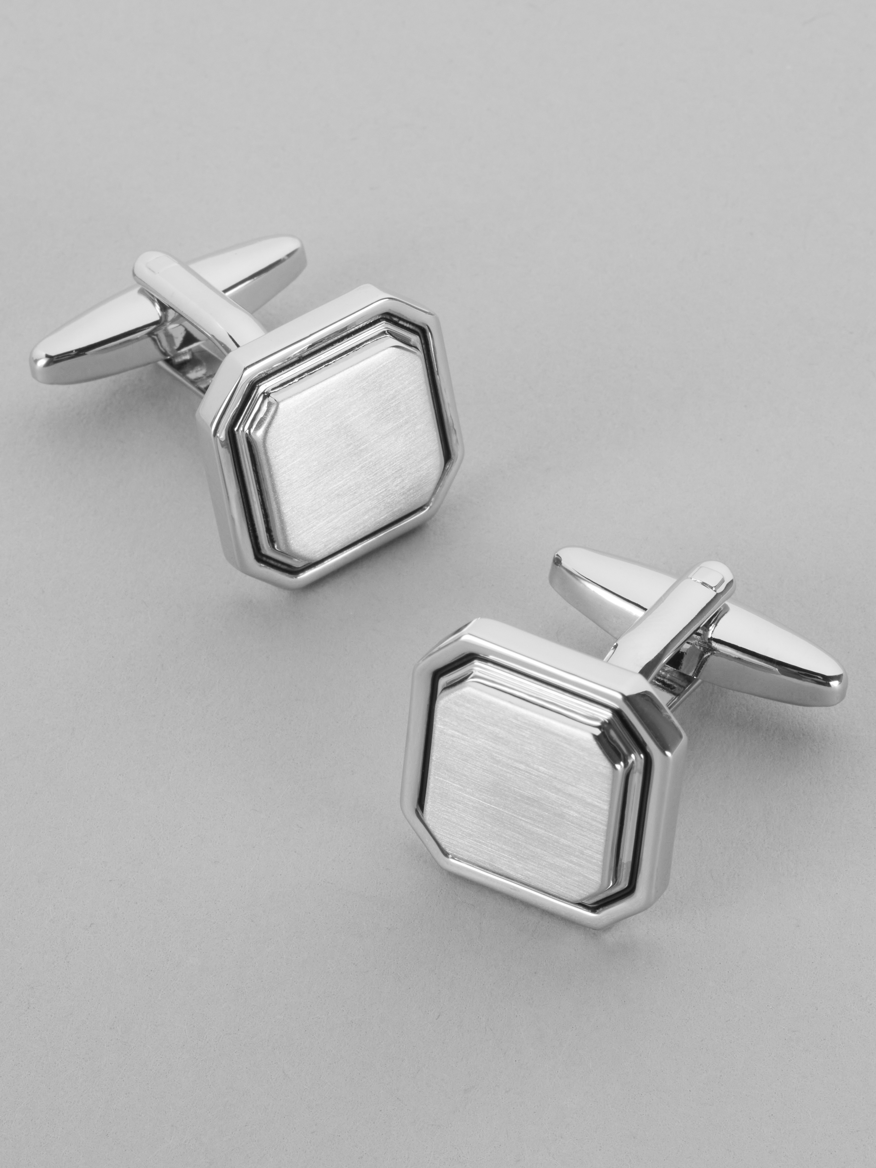Men's Silver Cufflinks