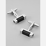 Pronto Uomo Boxed Onyx Cufflinks