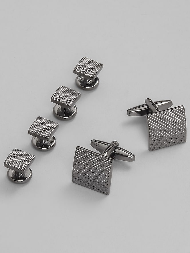 Pronto Uomo Square Stud Set