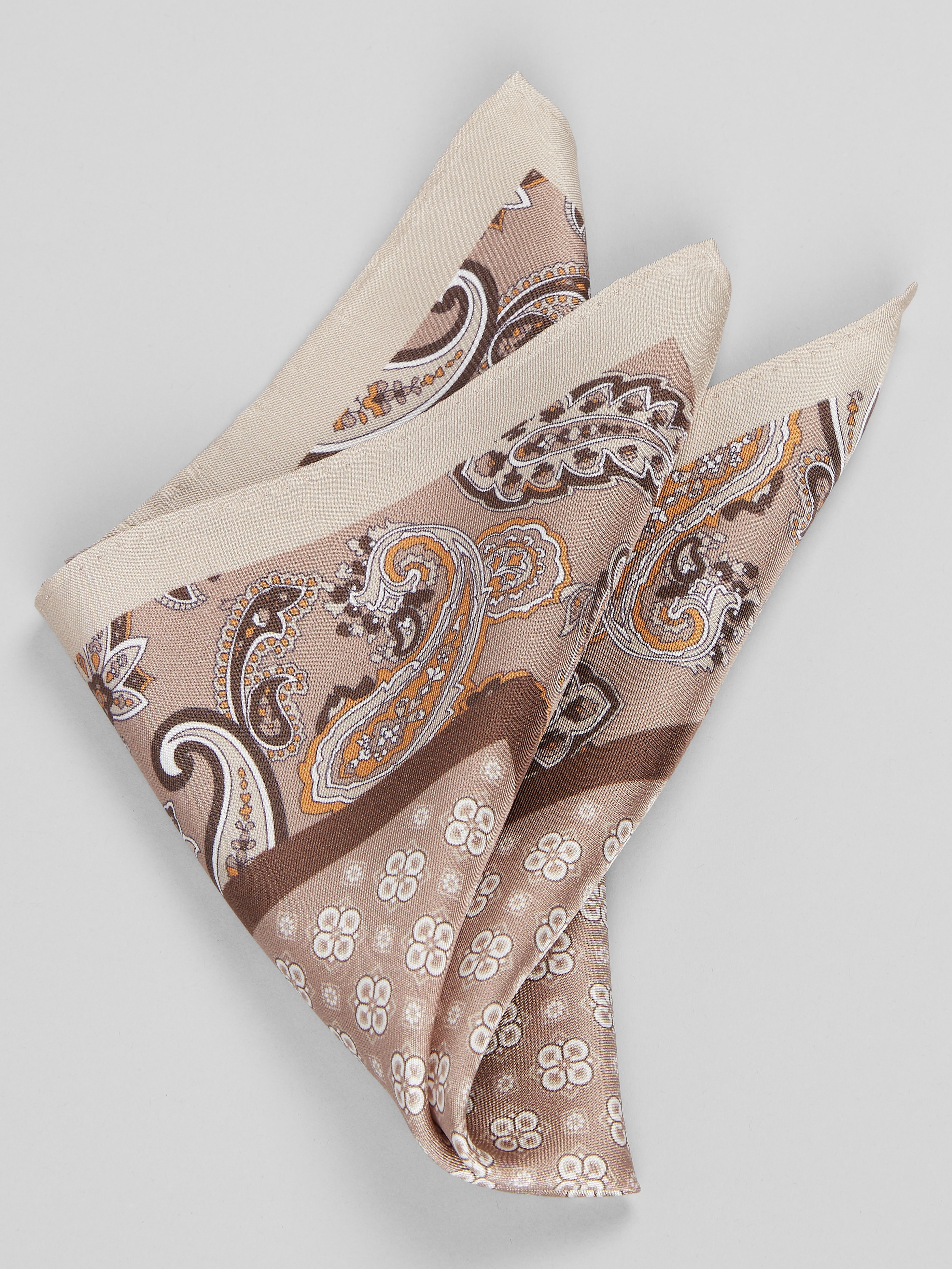 Medallion Paisley Pocket Square