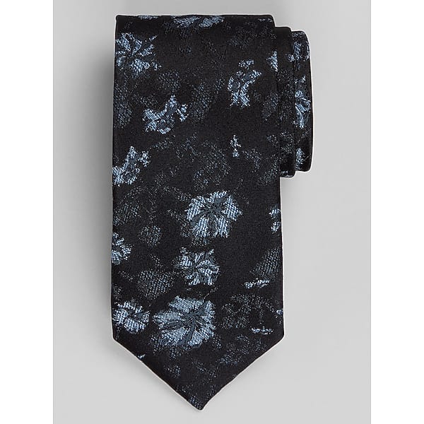 Joseph Abboud Men's Abstract Floral Tie Blue - Size: One Size