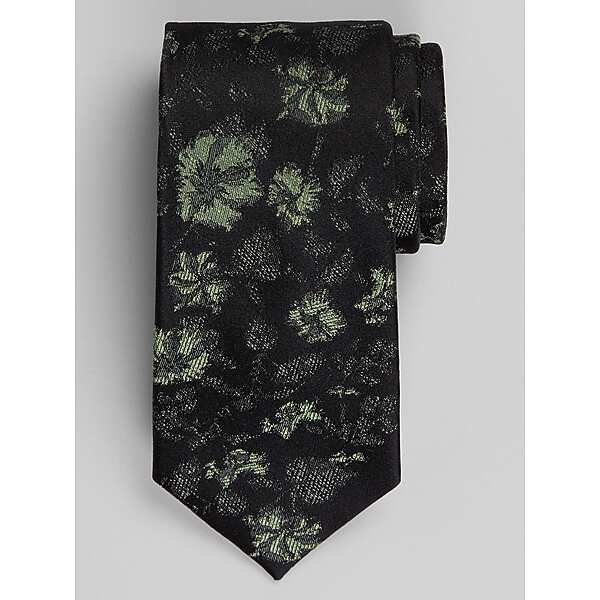 Joseph Abboud Men's Abstract Floral Tie Green - Size: One Size