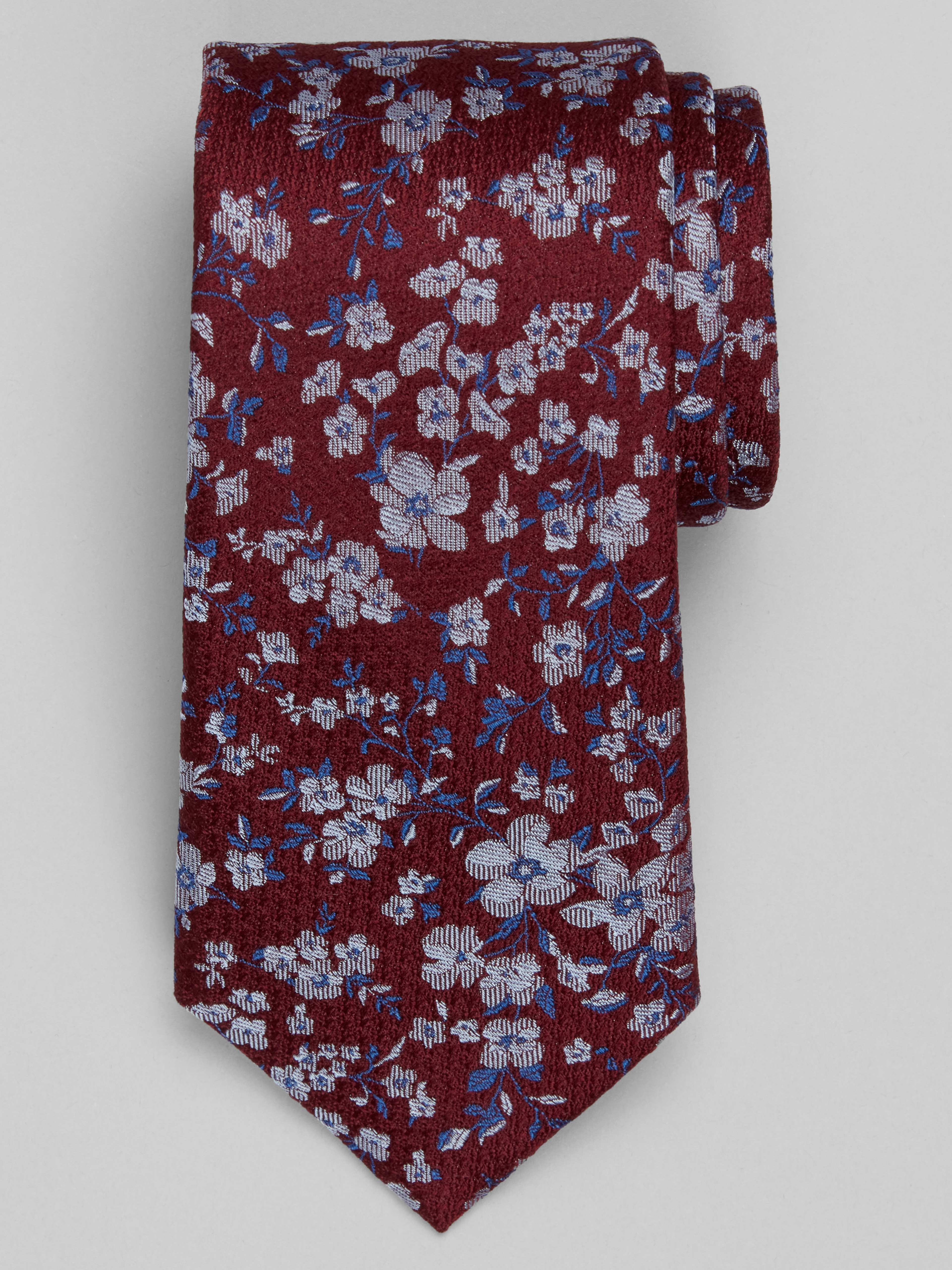 Narrow Mini Floral Tie