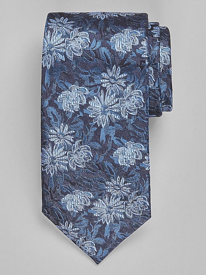 Joseph Abboud Scribbled Floral Tie