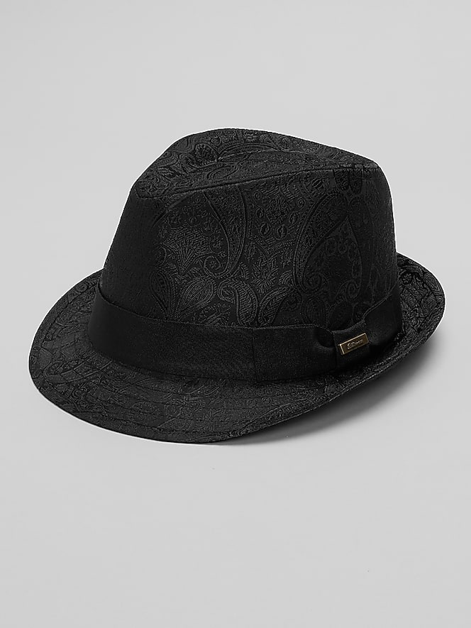Biltmore Paisley Velour Fedora Hat