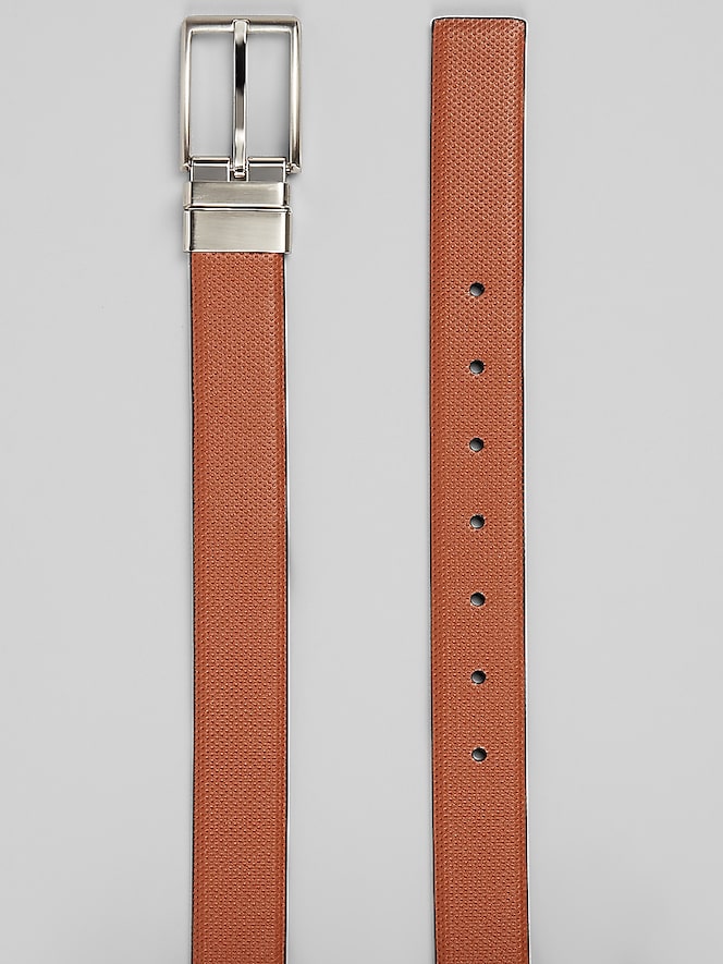Awearness Kenneth Cole Perforated Reversible Belt, Brown - Image 2 of 3