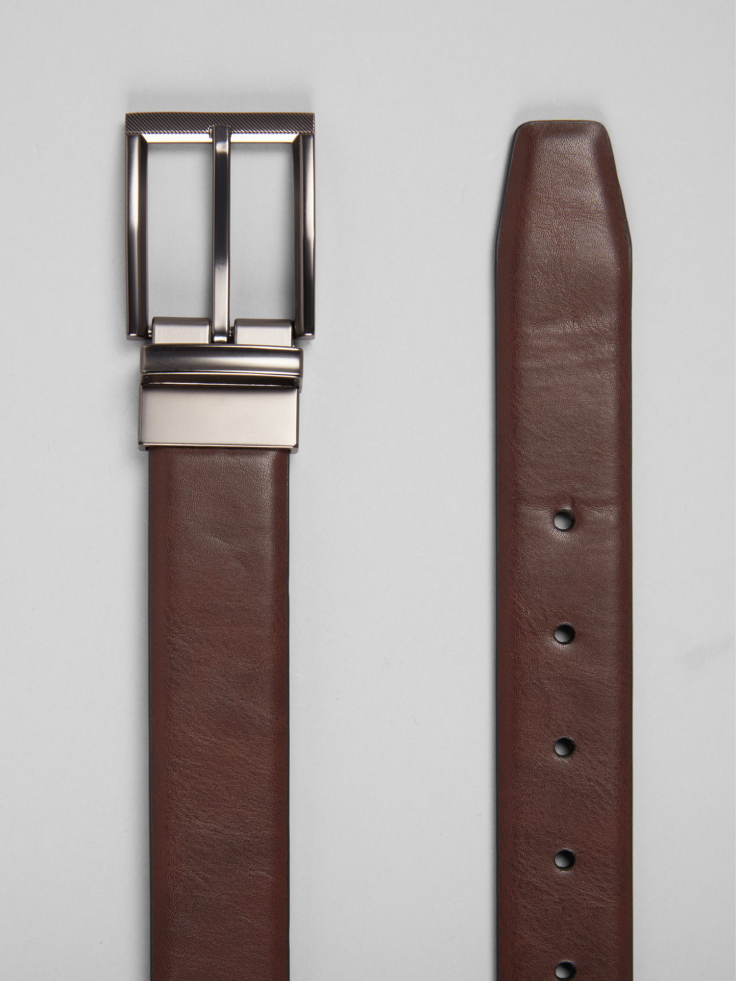 Reversible Smooth Leather Belt