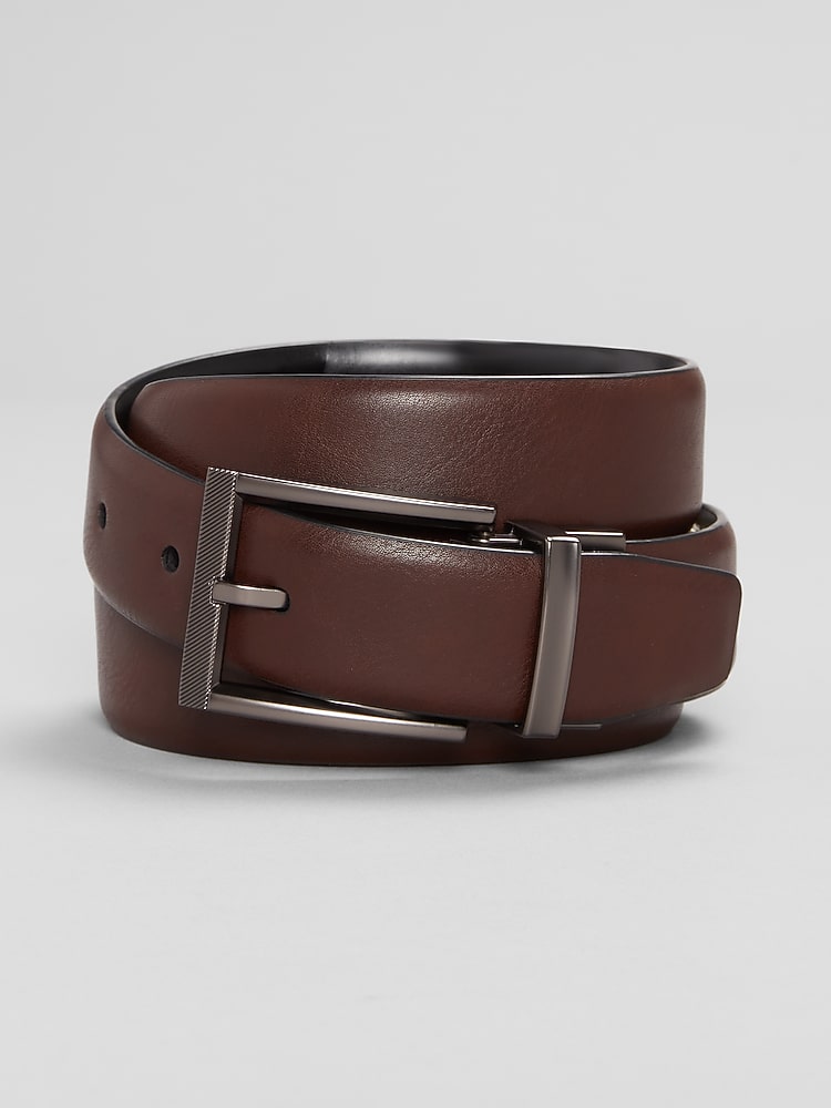 Awearness Kenneth Cole Reversible Smooth Leather Belt, Brown