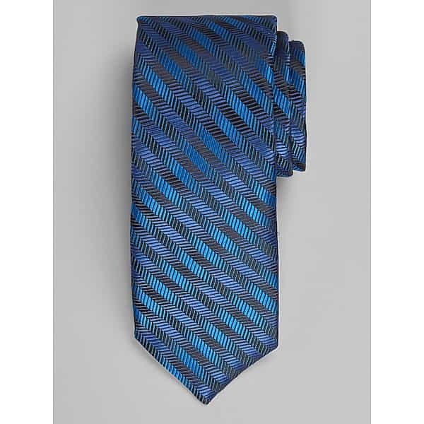 Egara Men's Shady Chevron Tie Royal - Size: One Size