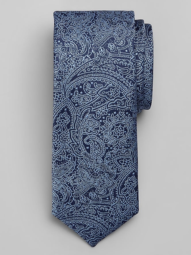 Egara Etched Modern Paisley Tie
