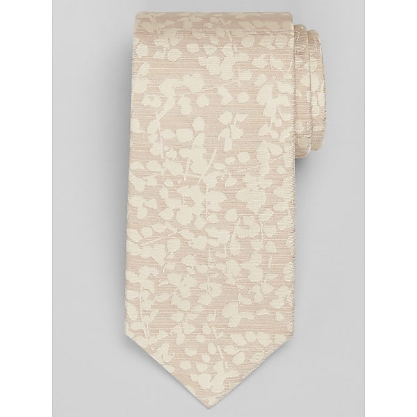 Calvin Klein Men's Acheson Floral Tie Taupe - Size: One Size