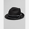 Biltmore Ticking Band Fedora Hat