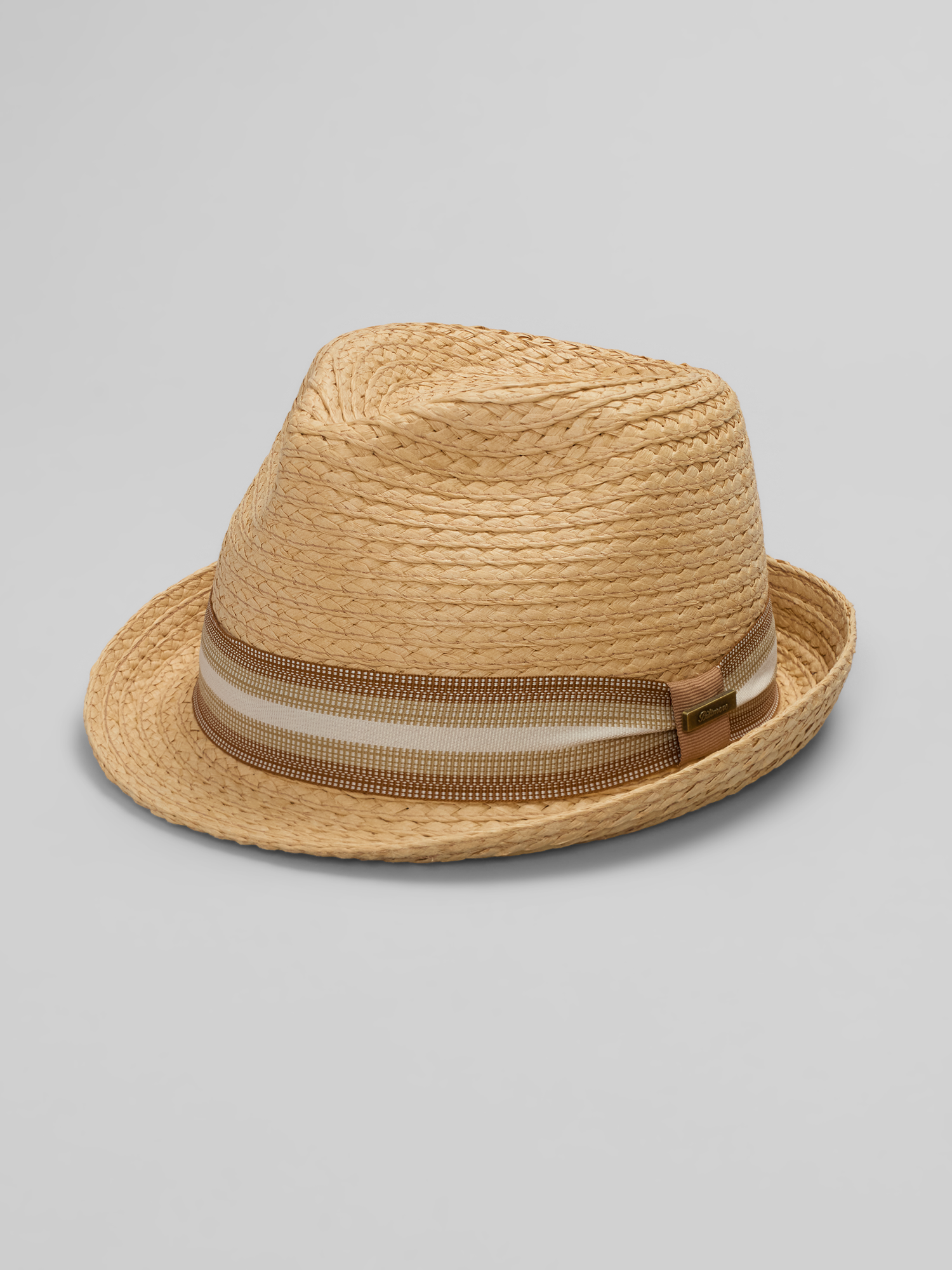 Biltmore Twisted Braid Fedora Hat In Brown