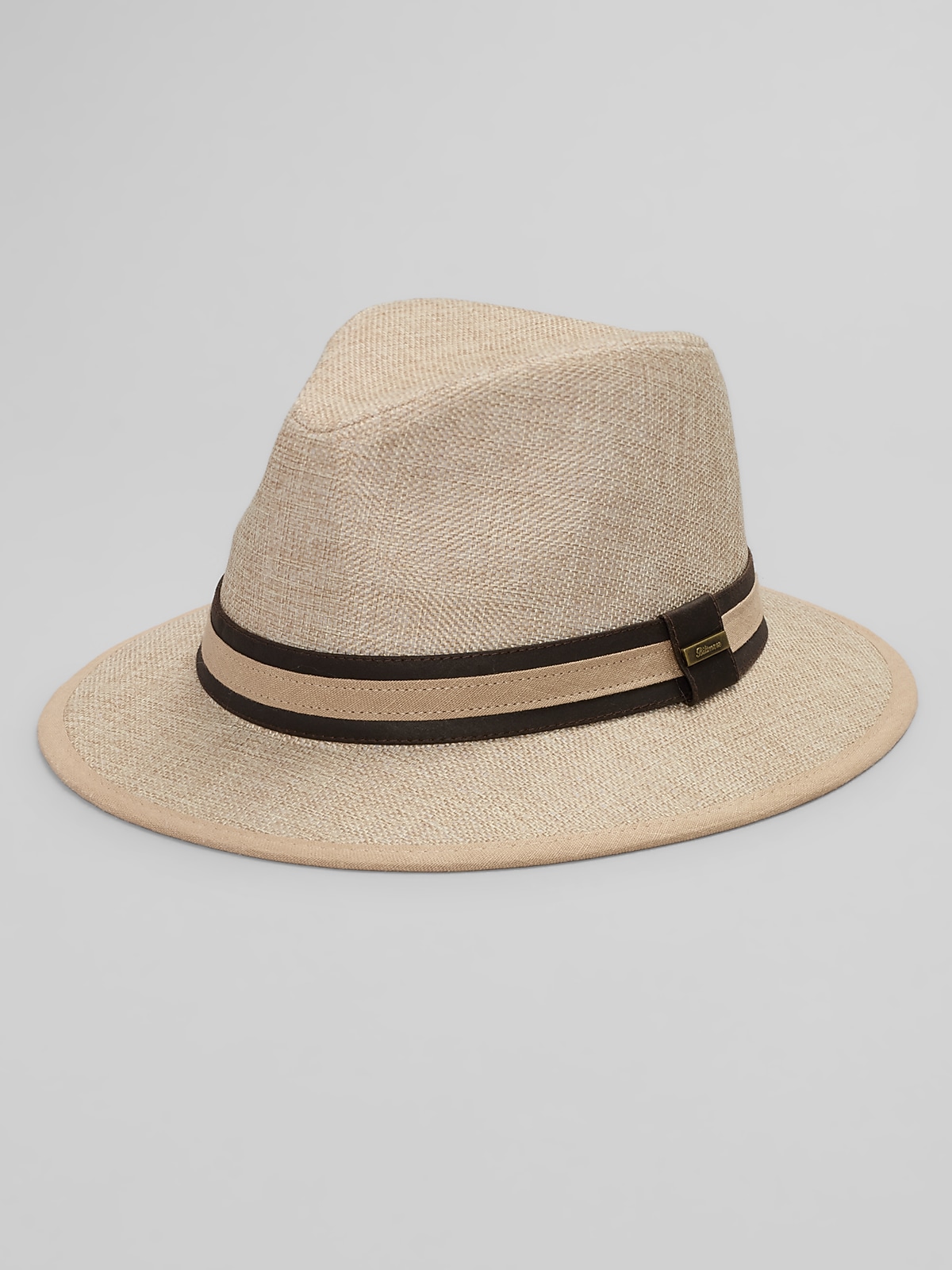 Dobbs Safari‎ Hat Backtrails Snake Print Sash Khaki Canvas Structured Unisex Safari Club International Cape Buffalo Meshback Hat for  main image 4