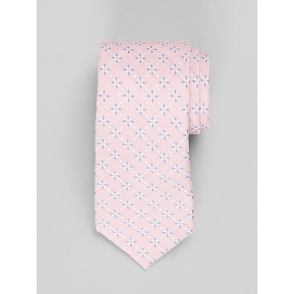 Joseph Abboud Big & Tall Men's Four-Point Tie Pink - Size: XLONG