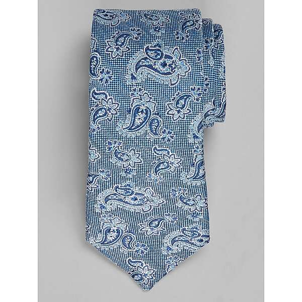 Joseph Abboud Men's Cluster Paisley Tie Blue - Size: One Size