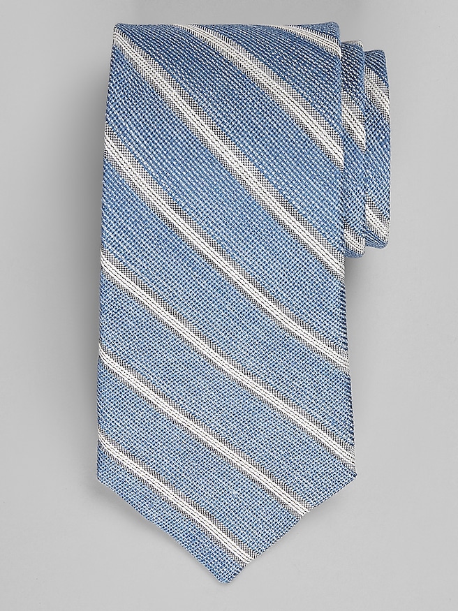 Men's Oxford Bar Stripe Tie